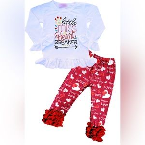 Baby Girl Little Miss Heart Breaker Outfit